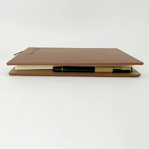Wholesale fsc custom printing a5 size vintage hardcover notebook