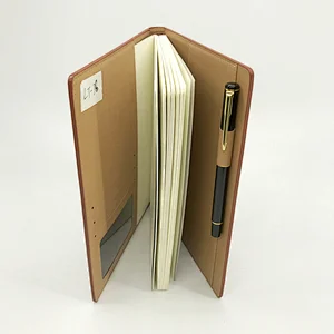 Wholesale fsc custom printing a5 size vintage hardcover notebook