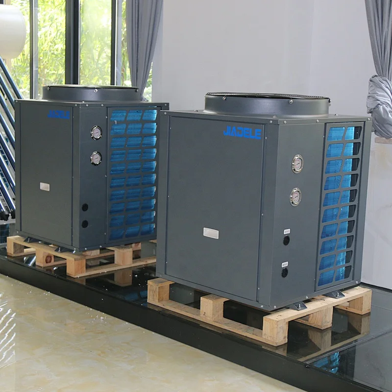 Jiadele 2020 New air source pool water heater uk Glp Chiller Heater 16Kw Dc Inverter Commercial Grade Pool Heater