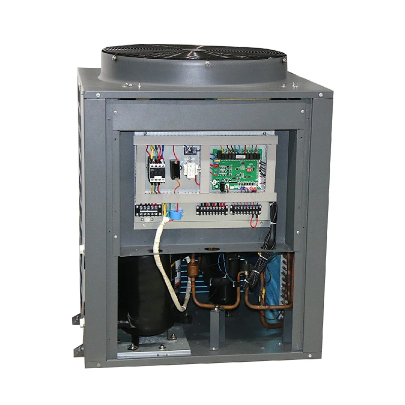JIADELE R22/R410A Commercial Air Source Heat Pump Air to Water Inverter Air Water Heat Pump Water Heater for Hotel