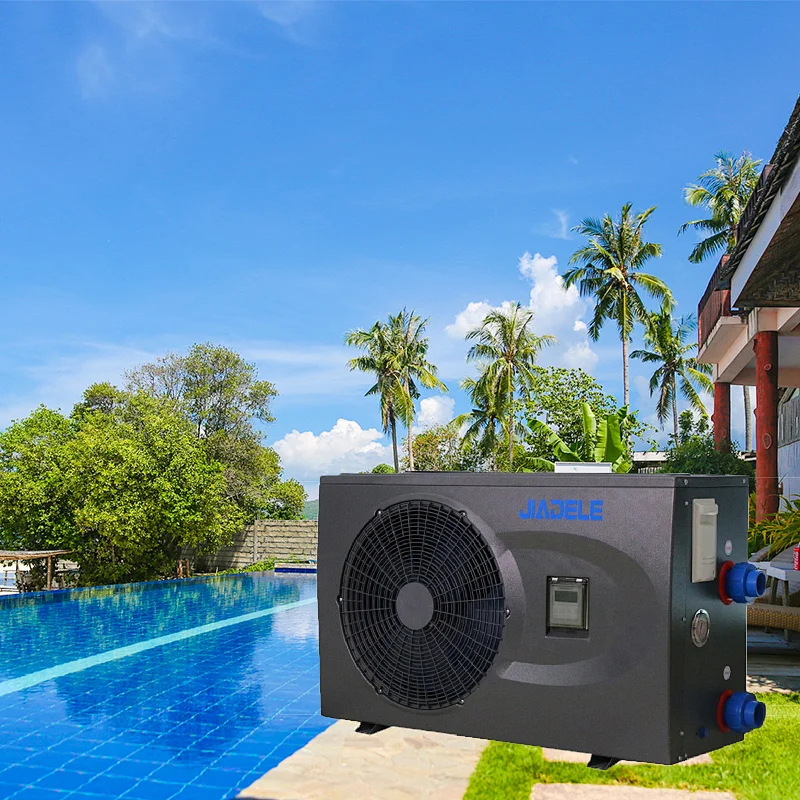 JIADELE Inverter Heat Pump Factory R32 Mini DC Inverter Swimming Pool Heat Pump Water Heater Solar Pool Heater