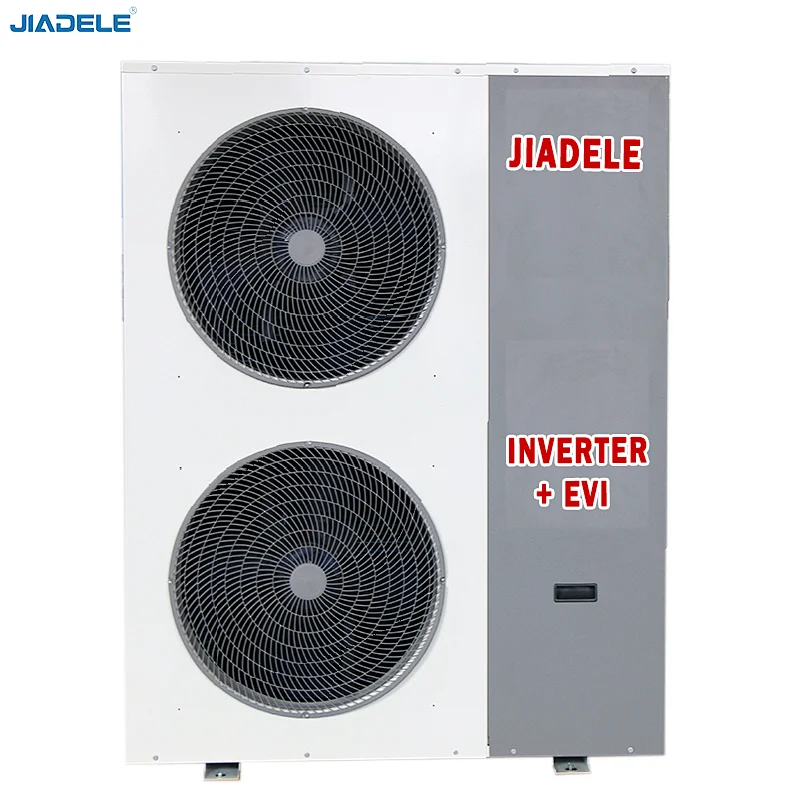 JIADELE R32 Evi Inverter Heating and Cooling Heat Pump for Home Central Heating Air to Water Monoblock Water Heater