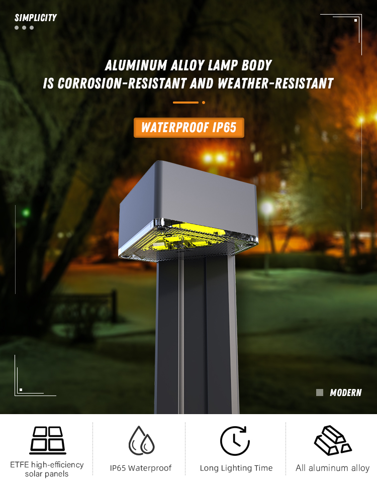 Solar Bollard Lights Outdoor Manufacturer Shenzhen Eshine Technology