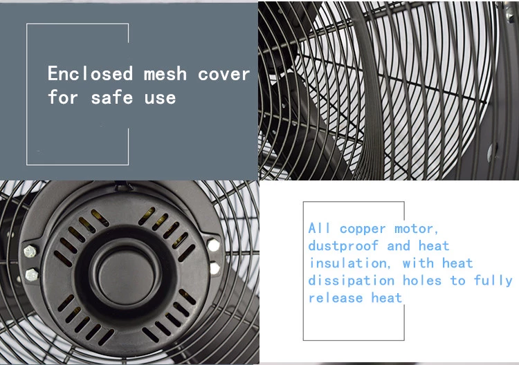 24'' 600mm thin design Rolling tilting heavy duty cooling air industrial blower drum fan