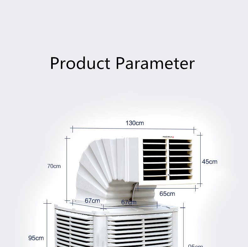 Industrial air cooler 1.1kw/1.5kw/2.2kw Air Cooler Evaporative air cooler
