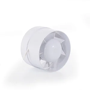 Plastic pipe booster fan