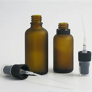 100ml 50ml 30ml 20ml 15ml 10ml 5ml amber frost glass sprayer essential oil bottle