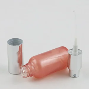 100ml 50ml 30ml 20ml 15ml 10ml 5ml dropper pink glass essential oil bottle