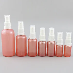 100ml 50ml 30ml 20ml 15ml 10ml 5ml pink glass sprayer essential oil bottle