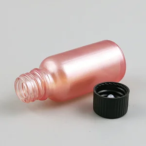 5ml 10ml 15ml 20ml 30ml 50ml 100ml  refillable phenolic cone cap pink  glass essential oil bottle
