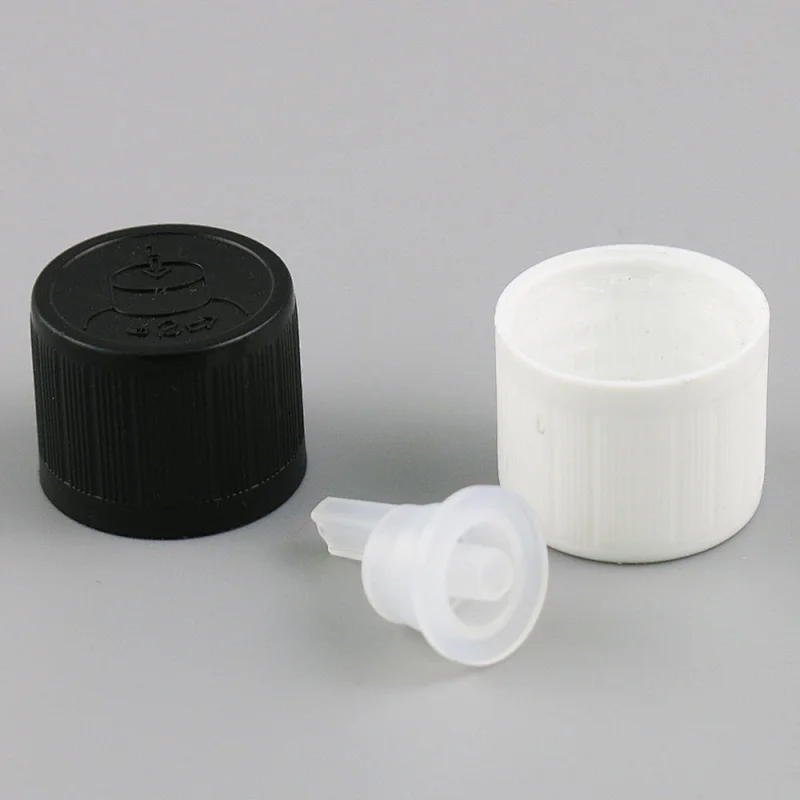 5ml 10ml 15ml 20ml 30ml 50ml 100ml gold glass bottle Mini glass essential oil bottle with Plastic Childproof Lids