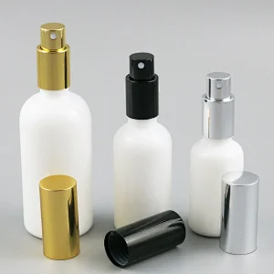 100ml 50ml 30ml 20ml 15ml 10ml 5ml dropper white glass essential oil bottle