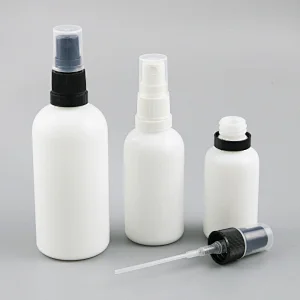 100ml 50ml 30ml 20ml 15ml 10ml 5ml white glass sprayer essential oil bottle