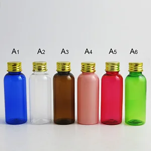 50ml PET Bottles with Screw Top Aluminum Cap & Orifice Reducer