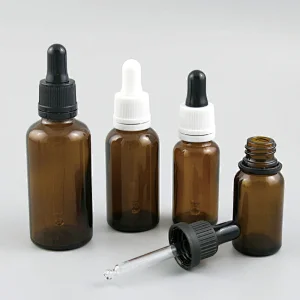 5ml 10ml 15ml 20ml 30ml 50ml 100ml  amber Glass Dropper Essential Oil Bottle
