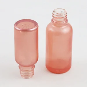 5ml 10ml 20ml 30ml 50ml 100ml Empty pink Glass Essential Oil Bottle With Dropper Transparent Dropper Vials