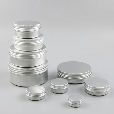 aluminum tins with screw caps