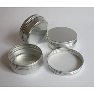 60g60ml Aluminum tins Aluminum jars with screw caps
