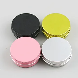 30g30ml Aluminum tins Mini Aluminum jars with screw caps colorful tins