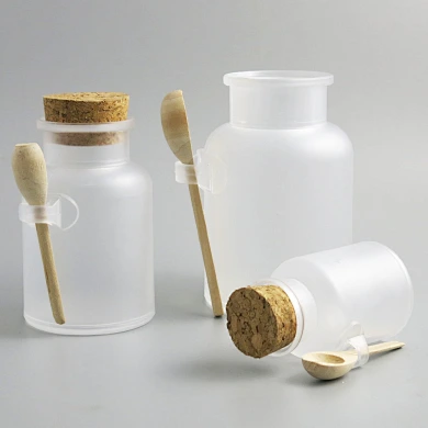  200ml powder plastic bottle with cork