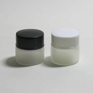 glass cosmetic cream container