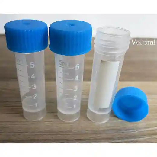 plastic tube container with cap