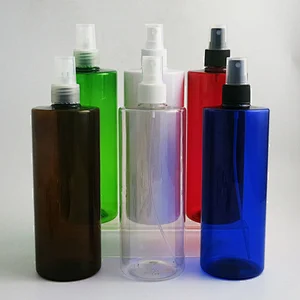 PET 500ml Colorful Portable Bottle Lotion Cream Perfume Cosmetic Container With Plastic Kinds of Sprayer