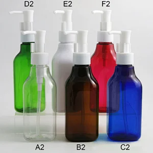 20ml Co;orful Pump Bottle Facial Wash Cleanser Cream Liquid Soap Packaging Refillable Travel Cosmetic Containers
