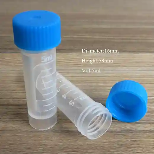 plastic tube container with cap
