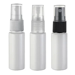 White Portable 20ml Spray Bottle Watering Can Fill Water Bottles PET Plastic Vials Cosmetic Packing Bottles