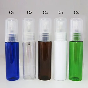 30ml Colorful Portable 100ml Spray Bottle Watering Can Fill Water Bottles PET Plastic Vials Cosmetic Packing Bottles