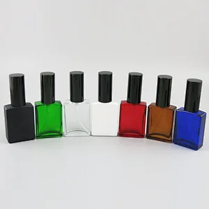30ml Empty colorful square shape press pump bottle Cosmetic container Lotion pump bottle Cosmetic Packaging