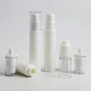5ml 10ml Small Empty Airless Pump Bottle Facial Wash Cleanser Cream Liquid Soap Containers Refillable Travel Cosmetic Airless Bottle