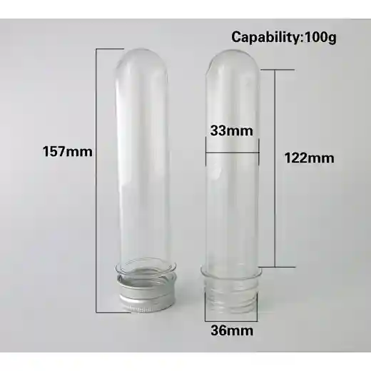 pet plastic transparent tube