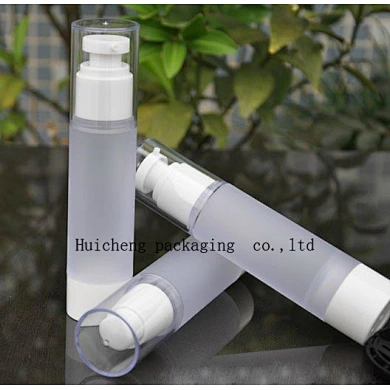 empty cosmetic airless bottle