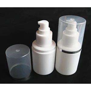 80ml Cosmetic Container Travel Use PET pump bottle With Customizable logo
