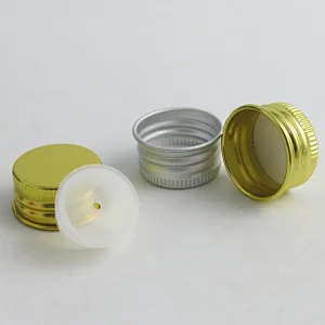 30ml Small Refillable Boston Round Glass Bottle with Aluminum Cap Blue Amber Clear Glass Containers Packaging