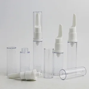 5ml 10ml Facial Wash Cleanser Cream Eyes Cream Packaging Refillable Travel Cosmetic Airless Pump Bottle With Customizable Log