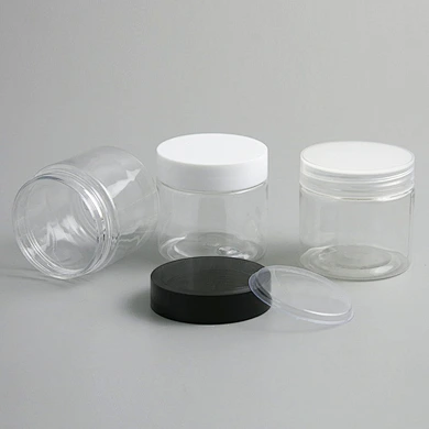 plastic vials with caps clear