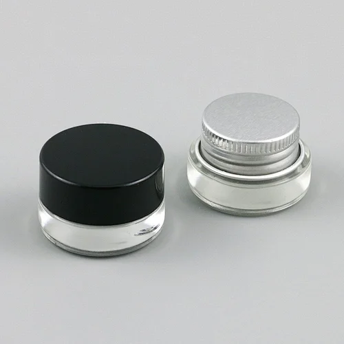 3ml Mini Glass Refillable Bottles Portable Cosmetics Jar Box Body Cream/Lotion Cosmetic Container Travel Use Supplies