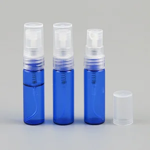 4g Blue 4ml Empty Spray Bottle 15cc Nasal Spray Pump medical bottles Mini small PET Vials Atomizer Packaging Bottle