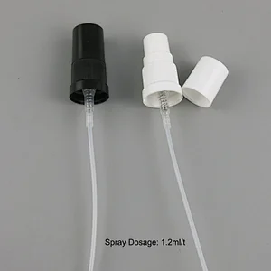 1ml 2ml Perfume Atomizer Black White Pump Spray For Perfume Cosmetics