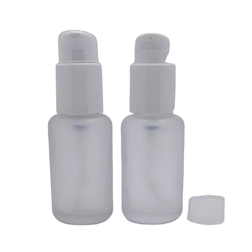 Customize Empty Perfume Essential Oil 50ml Frosted Glass Spray Bottle With Pump Sprayer