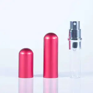 Empty 5ml Pocket Bottom Filling Aluminium Mini Refillable Perfume Atomizer Perfume Refillable Spray Bottle