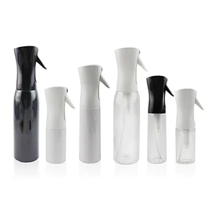 High Pressure Continuous Hand Sanitizer Pump Plastic 600ml Trigger Salon 300ml Hair Spray Misting Bottle PET 200ml