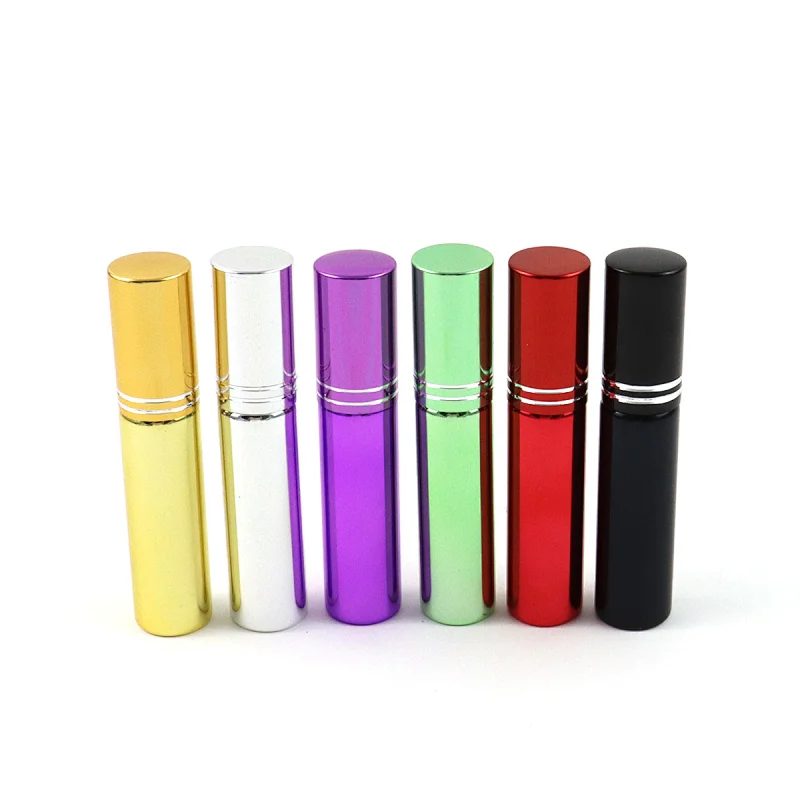 10ml Empty Refillable Fine Mist Mini Glass Aluminum Spray Atomizer Perfume Bottle