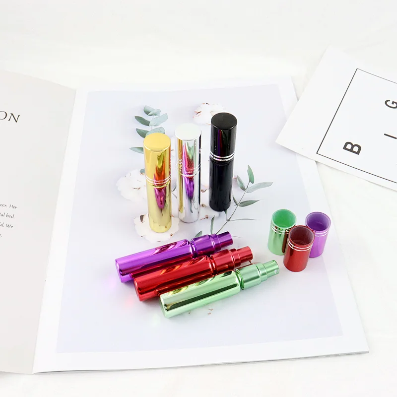 10ml Empty Refillable Fine Mist Mini Glass Aluminum Spray Atomizer Perfume Bottle