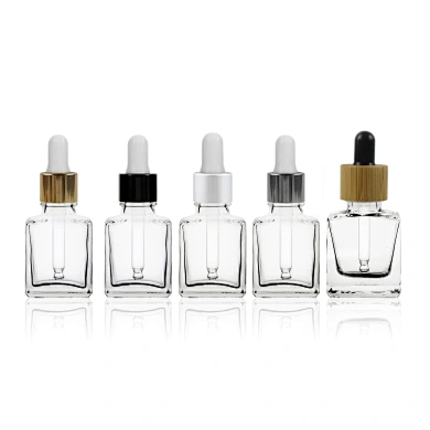 15ml flat glass bottle