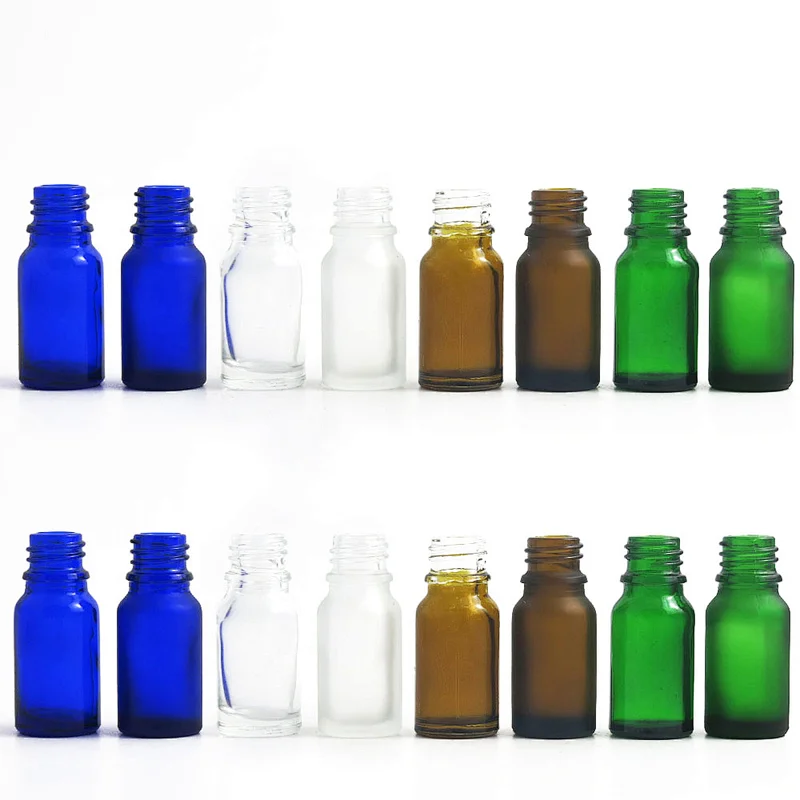 10ml Round Shoulder Angle Glass Transparent Free Gel Packed Emulsion Lotion Portable Sub Bottle