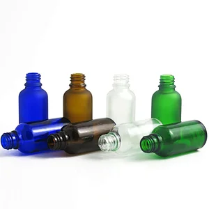 RTS Childproof Tamper Evident Screw Cap 30ml Blue Amber Green Clear Essential Oil Aromatherapy Glass Bottle With Orifice Reducer